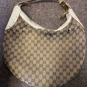 Vintage Gucci Monogram glam hobo bag